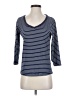 Three Dots 100% Cotton Blue 3/4 Sleeve T-Shirt Size L - photo 1