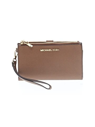 MICHAEL Michael Kors Leather Wristlet (view 1)