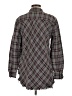 CAbi Plaid Gray Long Sleeve Button-Down Shirt Size M - photo 2