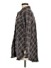 CAbi Plaid Gray Long Sleeve Button-Down Shirt Size M - photo 5