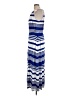 Milly Stripes Blue Casual Dress Size L - photo 5