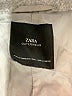 Zara 100% Polyester Gray Coat Size L - photo 6