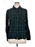 Sanctuary Plaid Green Long Sleeve Button-Down Shirt Size XL - photo 1