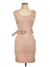 Haute Monde Solid Tan Casual Dress Size L - photo 1