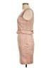 Haute Monde Solid Tan Casual Dress Size L - photo 5