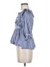 Aiden Blue 3/4 Sleeve Blouse Size M - photo 5