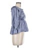 Aiden Blue 3/4 Sleeve Blouse Size M - photo 4