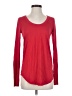 Three Dots Red Long Sleeve T-Shirt Size S - photo 1