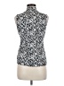 Talbots Outlet Silver Sleeveless Blouse Size Med Petite - photo 2