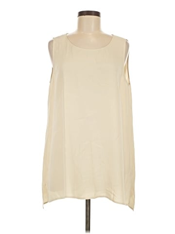Lafayette 148 New York Sleeveless Silk Top (view 1)