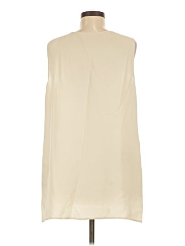 Lafayette 148 New York Sleeveless Silk Top (view 2)