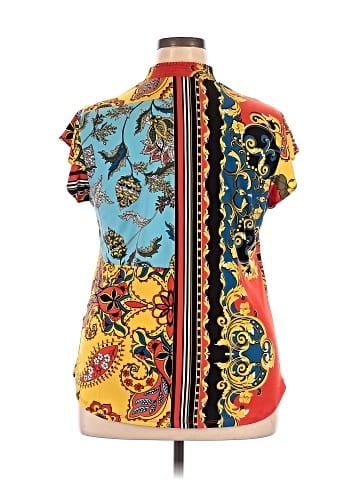 7th Avenue Design Studio New York & Company Short Sleeve Blouse (view 2)