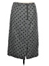 Halogen Polka Dots Gray Formal Skirt Size 8 Petite - photo 2