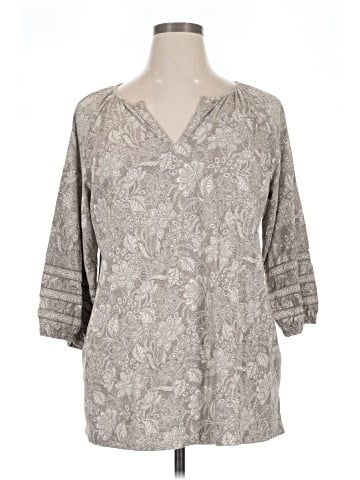 Purejill 3/4 Sleeve Blouse (view 1)