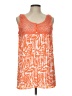 R.Q.T 100% Polyester Orange Sleeveless Blouse Size L - photo 1