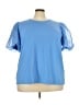 Cato Blue Short Sleeve Top Size 22 - photo 1