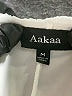 AaKaa 100% Polyester White Casual Dress Size M - photo 7