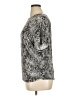 IMAN Animal Print Silver Short Sleeve T-Shirt Size XL - photo 5