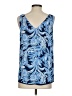 Lilly Pulitzer 100% Polyester Blue Sleeveless Blouse Size S - photo 2