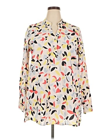 Persona by Marina Rinaldi 3/4 Sleeve Blouse (view 1)