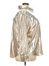 By Anthropologie Metallic Silver Long Sleeve Blouse Size 3X - photo 4