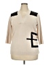 Grace Elements Ivory 3/4 Sleeve Blouse Size 2X - photo 1