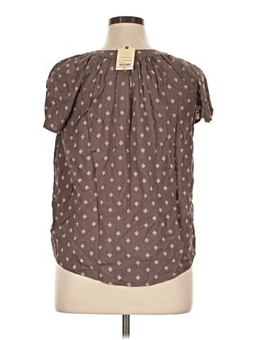 St. John's Bay Short Sleeve Blouse (view 2)