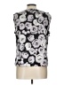 St. John Silver Sleeveless Silk Top Size L - photo 2