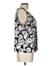 St. John Silver Sleeveless Silk Top Size L - photo 4