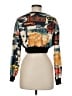 Shein 100% Polyester Print Black Pullover Sweater Size M - photo 2