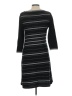 Gabby Skye Stripes Black Casual Dress Size L - photo 2