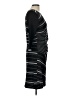 Gabby Skye Stripes Black Casual Dress Size L - photo 4