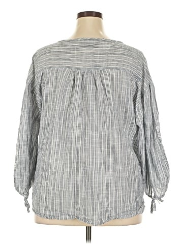 Chaps 3/4 Sleeve Blouse (view 2)