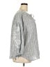 Chaps 100% Cotton Gray 3/4 Sleeve Blouse Size XXL - photo 4