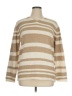 Eddie Bauer 100% Cotton Stripes Tan Pullover Sweater Size XL - photo 1