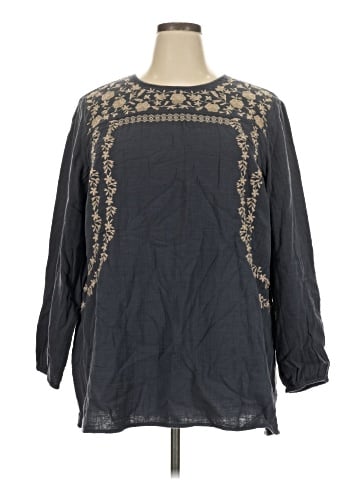 J.Jill 3/4 Sleeve Blouse (view 1)