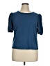 Design History Blue Short Sleeve Top Size XL - photo 1