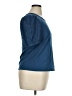 Design History Blue Short Sleeve Top Size XL - photo 4