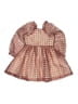 Crewcuts 100% Polyester Plaid Brown Dress Size 7 - photo 2