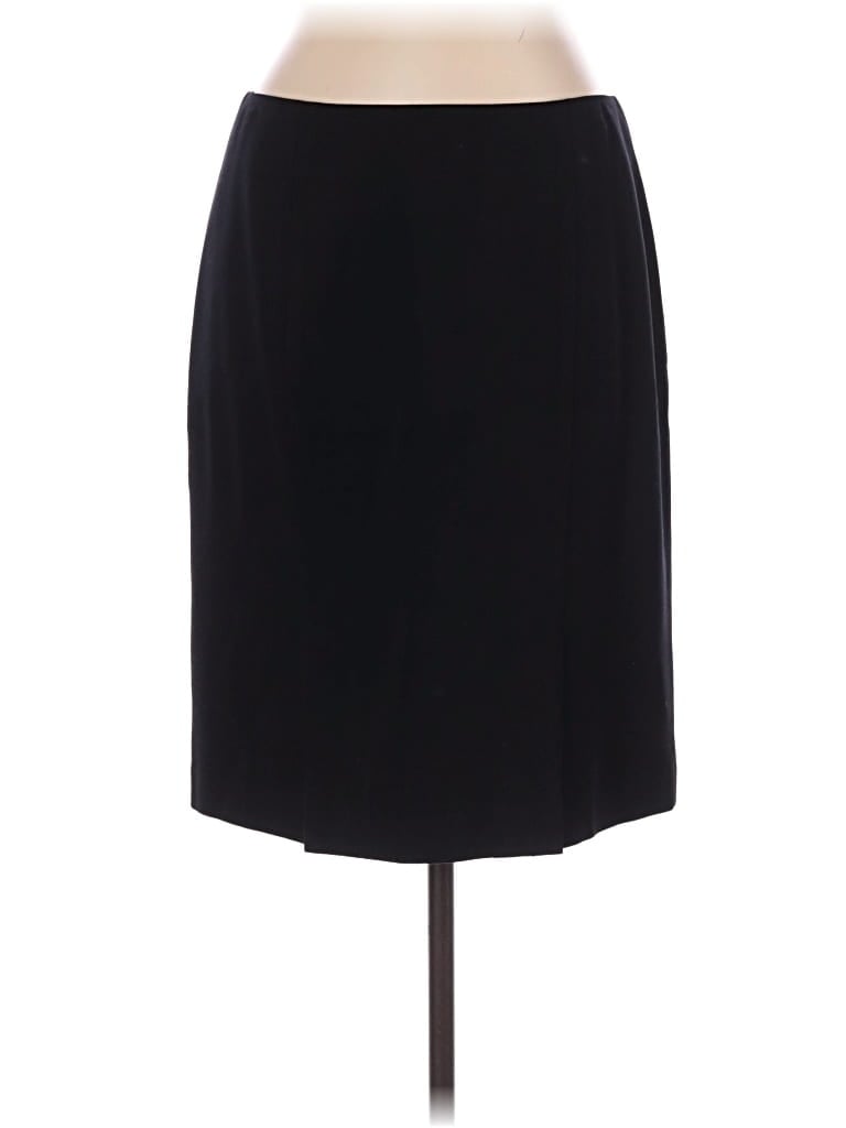 Pre-owned Brooks Brothers Wool Skirt In Black