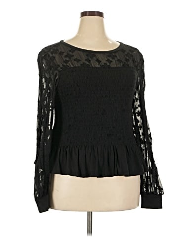 Bobeau Long Sleeve Top (view 1)