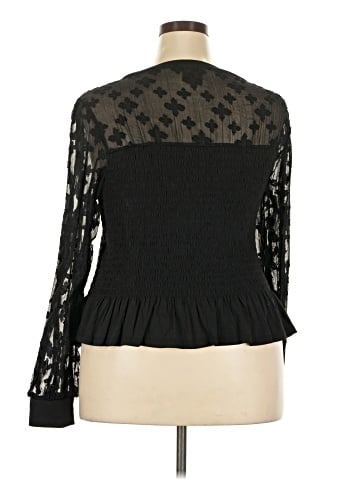Bobeau Long Sleeve Top (view 2)
