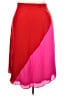 Ellos 100% Polyester Color Block Red Formal Skirt Size 22 - photo 2