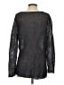 Helmut 100% Linen Metallic Black Pullover Sweater Size S - photo 2