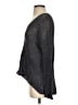 Helmut 100% Linen Metallic Black Pullover Sweater Size S - photo 5