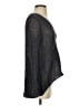 Helmut 100% Linen Metallic Black Pullover Sweater Size S - photo 4