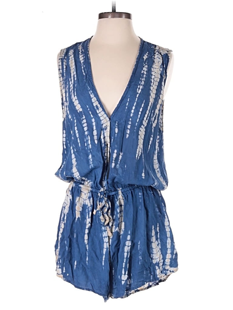 Pre-owned Elan Romper In Blue