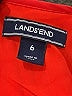 Lands' End 100% Polyester Solid Red Dress Size 6 - photo 3