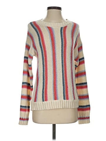 Hem & Thread Pullover Sweater (view 1)