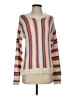 Hem & Thread Stripes Ivory Pullover Sweater Size S - photo 1